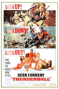 james bond 007 Thunderball poster